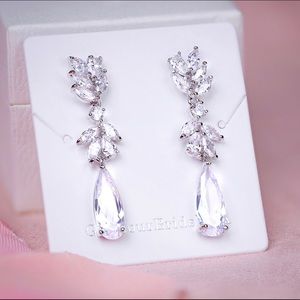 Chrystal Bridal Drop Earrings